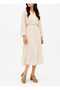 Genuine Leather Heel-Sandalized Women's Light Beige Nude Sandals - 4