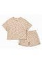 Casual 100% Cotton Girls' Floral Set (2-8 Years)