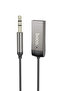 كابل E78 Plug and Play Aux مرن مقاس 3.5 ملم مع جهاز استقبال BT - رمادي