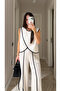 Natural Linen Blouse and Trousers Set - 30445 - 4