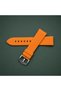 22mm Moonphase Case Opening Orange Watch Strap - 2