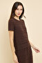 Self Patterned Knitted Sleeveless Top - 4