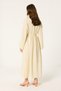 Belted Dress with Tie Collar - 5