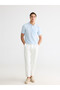 Nevavm Men's Textured Polo Collar T-Shirt with a Difference - 2