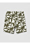 Nevavm Short Length Patterned Men's Swim Shorts with Difference - 5