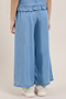 Washed Wide Leg Pants with Elastic Waist - 5