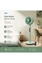 10 Inch Pedestal Fan, 75W Floor Standing Fan with 3 Speed Settings, Oscillation, Adjustable Height & Tilt, Quiet Cooling Stand Fan for Bedroom Home Office, Green - 4