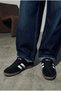 Women's Black Suede Lace-Up Retro Casual Walking Sneaker Sports Shoes Te02 - 5