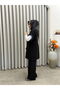 Trend Cotton Tencel Vest Suit Black - 3