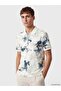 Polo Neck Patterned Pique Men's T-Shirt