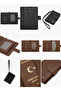 Boardingpass Coffee Leather Wallet and Passport Holder - 7