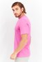 Men Crew Neck Short Sleeve Brand Logo T shirt, Purple - 3