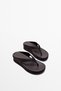 Deri platform sandalet - 2