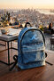 Denim washed backpack - 4