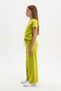 Girl's 2-Piece Tracksuit Set: Crew Neck Short Sleeve Pocket T-Shirt & Elastic Waist Loose Pants - 3