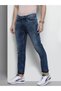 Men Slim Fit Paint Splash Jeans - 2