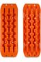Car Traction Boards Sand & Snow Recovery Tracks, Heavy Duty Tire Grip Mats for Off-Road, Anti-Slip Recovery Pads for Mud, Sand, Snow & Ice (Large - Orange) - 8