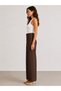 Hayal 27506-26 Women's High Waist Straight-Leg Fabric Trousers Comfortable Fit for Office and Daily Use - 3