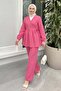 Cross-Tied Kimono Set 43457 - Fuchsia - 3