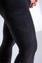 Women's Plus Size Stone Detailed Leggings Black - 2