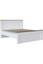 Pera 160 X 200 Queen Bed | Modern Design Wooden Queen Bed Frame Furniture | Comfortable Bed (Mattress Not Included) L214.8xW168xH120cm - White/Light Oak