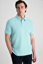 Slim Fit Aqua Pike Textured T-Shirt - 4