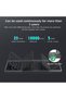 Foldable Wireless Bluetooth Keyboard For Travel, Pocket-Sized Tri-Folded Portable Keyboard With Touchpad, Type-C Rechargeable Travel Keyboard For Windows Mac Android i OS, Sync Up to 3 Devices - 4