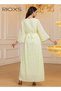 Muslim Abaya Dress for Women, Stylish Printed Dress Simple Maxi Dress, Ladies Saudi Arabia Muslim Ro - 6