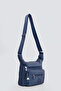 Women's Daily Crinkle Shoulder Bag Multi-Pocket Zippered Messenger Bag