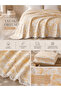 Premium Floral Patterned 100% Cotton Muslin Bedspread, Pique, 4 Seasons - 5