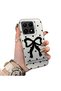 Mi 15t 5g Compatible Silicone Edge Hard Back Case Couple Phone Case with Bow Pattern