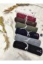 Combed Cotton Shawl Set of 7 Soft Textured Jersey Combed Cotton Shawl Set with Shawl Clip as a Gift (Khaki-Brown-Smoked-Stone-Black-Navy Blue-Burgundy) - 3