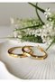 Pastel Confetti Large Hoop Steel Earrings 3.5 cm - 2
