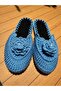 Handmade Pearl-Embellished Dowry Knitted House Slippers / Bridal Trunk Slippers - 2