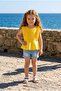 Girls' Summer Stylish Set with Thin Denim Shorts - 2