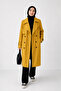 Women's Long Trench Coat Belted Plaid Lined Buttoned Water and Wind-Resistant Stylish Outerwear - 2