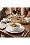 12 Pcs Opal ware Dinner set 4 Dinner plate, 4 Dessert plate, 4 Bowls Dishwasher Microwave Freezer safe Heat resistance BPA Free - 4