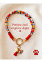 Colorful Cat and Dog Collar – Special Design Pet Accessory with Evil Eye Beads - 2