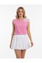 Women's Crew Neck Floral Detailed Sleeveless Blouse - 3