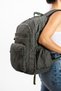Unisex Green Diamond Backpack, Large Size 16 Inch School Bag, Waterproof Sports Bag, 47X30X15Cm - 3