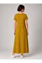 Short Sleeve Straight Long Women's Dress - 2
