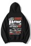 Unisex Oversize Speed Is Faith Hoodie Black