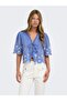 Women's Onlmiffy S/S Emb Tie Top Noos Wvn O15364399-4911563