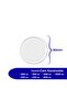 Jar Lid 25 Pieces Standard 82 mm Canning Lid White - 3