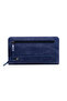 2737 Genuine Leather Wallet with Phone Compartment, Zipper, Multiple Compartments, Card Holder, Daily Use B - 3