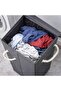 85L Laundry Basket with Lid – Large Foldable Multicolor Laundry Hamper with Rope Handles, Tall Dirty Clothes Storage Bin for Bedroom, Bathroom, Laundry Room & Dorm - 6