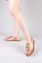 Elmi̇n Floral Buckle Toe Sandals Rose - 2