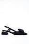 Sup 3648 Low Heeled Shoes with Bow Detail - 2