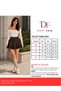 Women's High Waist Brown Mini Woven Shorts Skirt with Lace Detail Cm26Sr00054 - 6