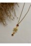 Clover / Bow Detailed Y Steel Necklace - 2